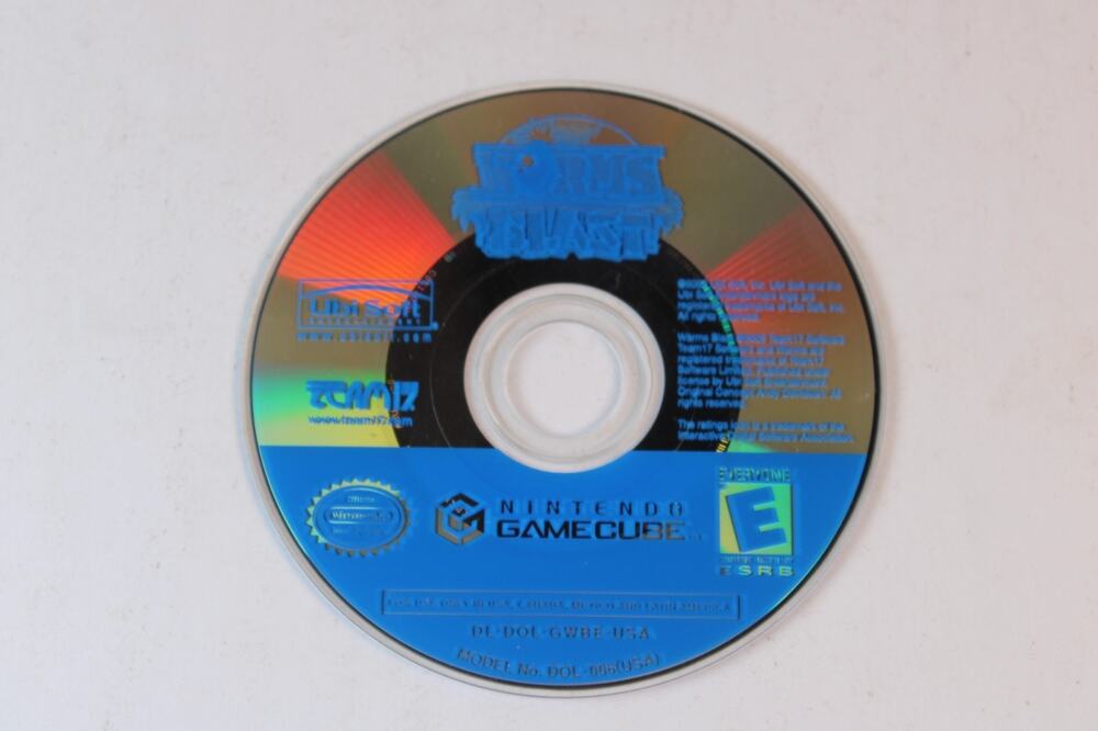 Worms Blast (Nintendo GameCube, 2002) Game Disc Only, Tested/Works